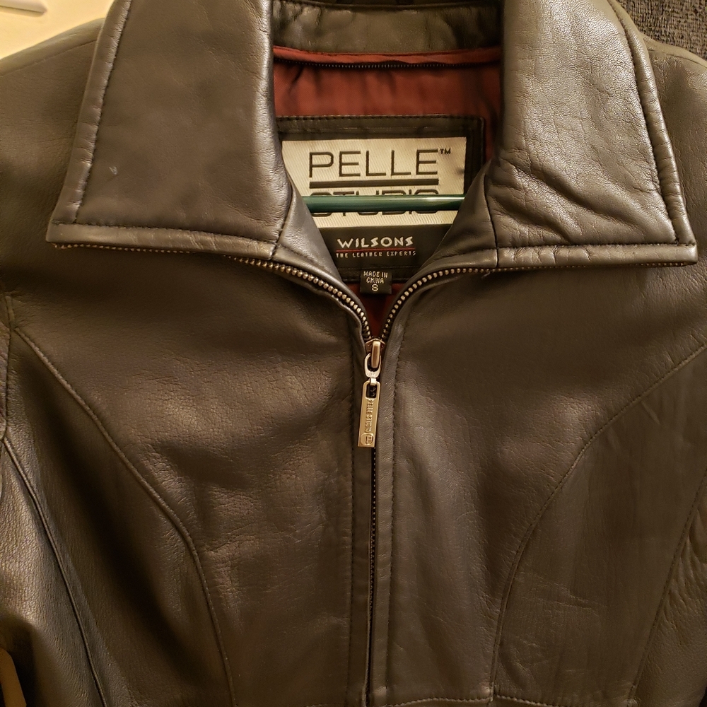 Wilson's Leather Black Jacket by Pelle Studios